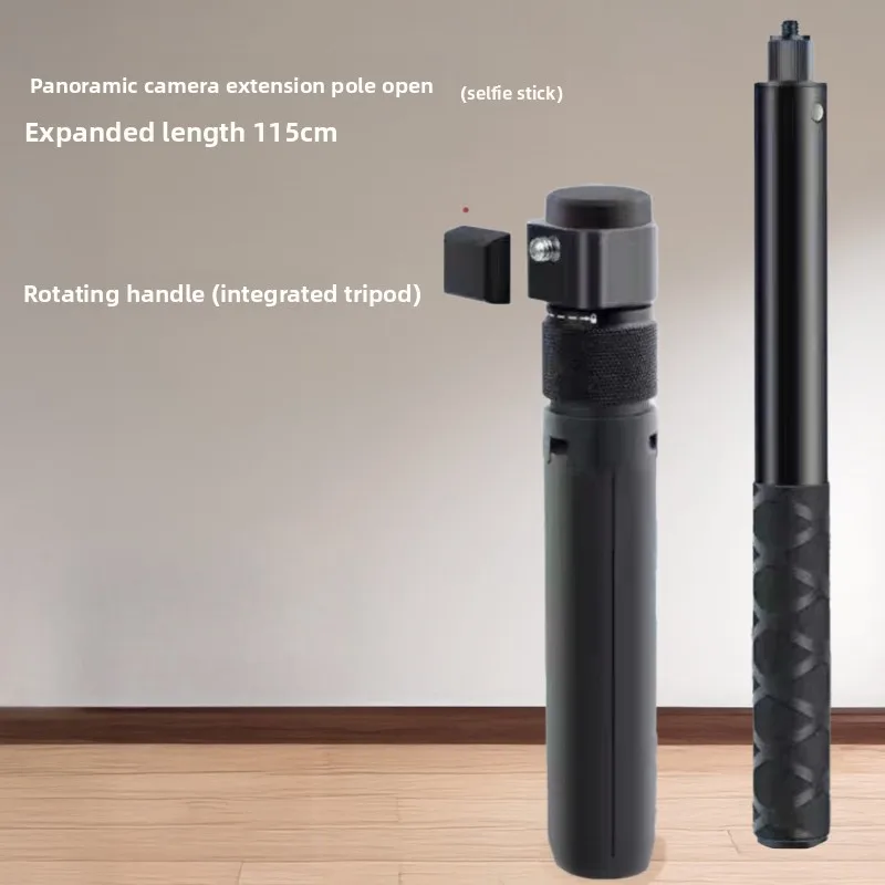 Bullet Time Rotating Handle Tripod Stand for Insta360 X5 X4 Air X3/ DJI Osmo 360 Panoramic Action Camera Accessories thumbnail 3