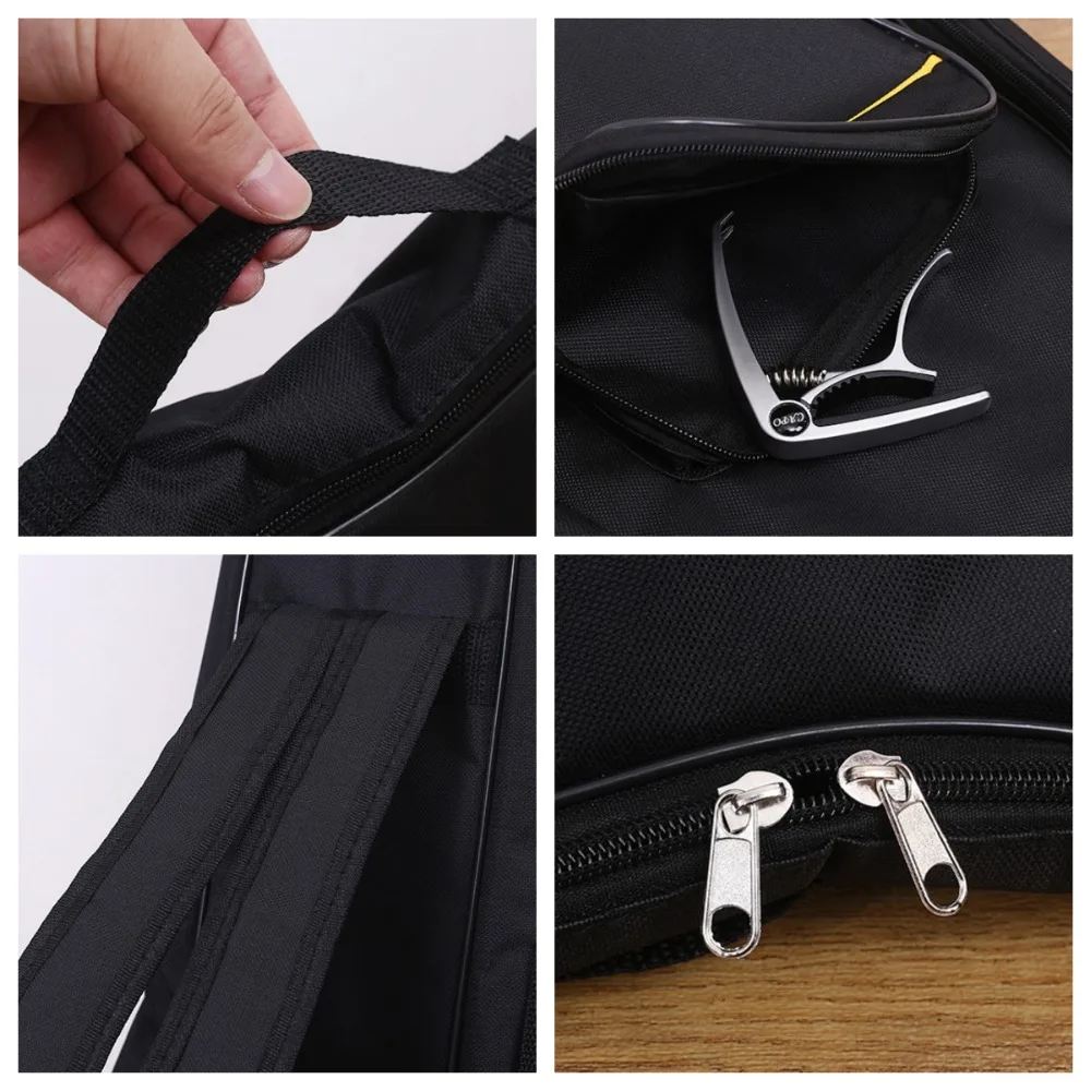 21/23/26 Inch Ukulele Backpack Double Shoulder Straps Sponge Padded Mini Guitar Bag Oxford Fabric with Handle Instrument Bag thumbnail 4