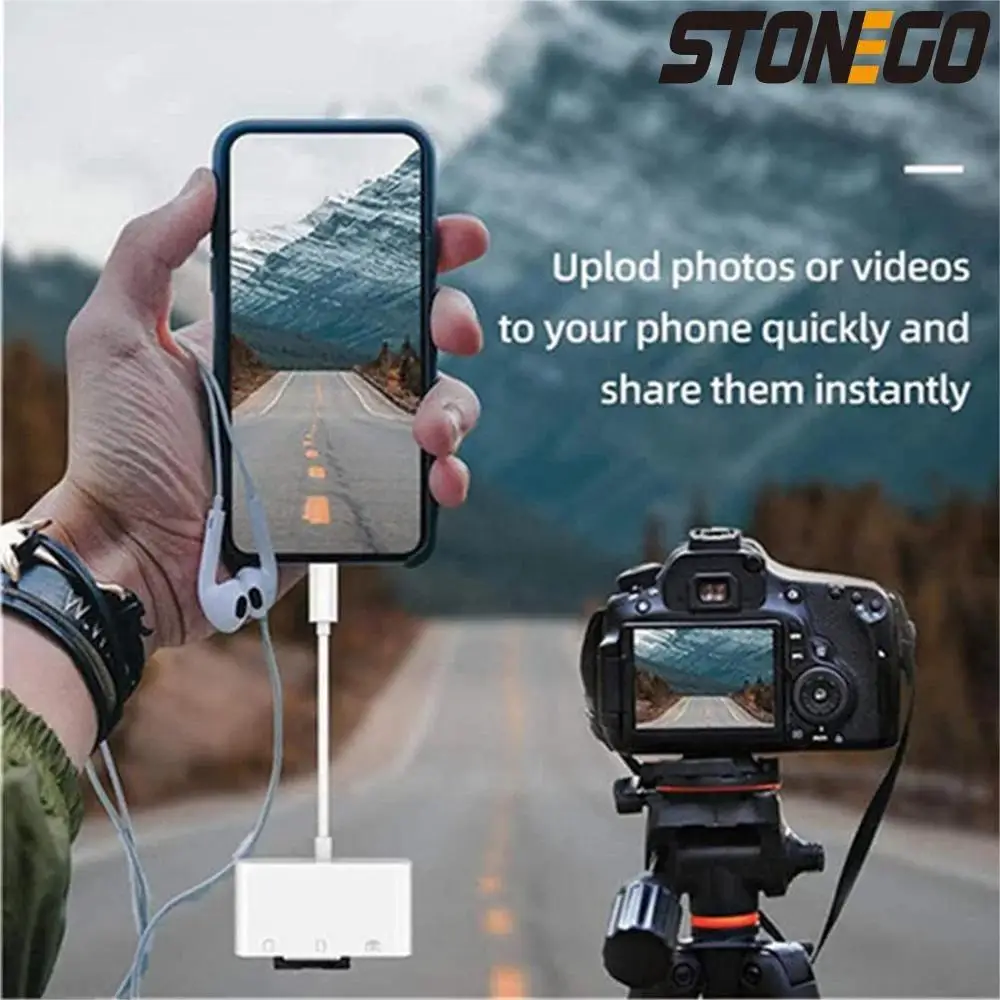 3 in 1 USB/Type C Multifunction Card Reader OTG SD TF Cards USB Memory Cards Reader Converter for MacBook Laptop Samsung thumbnail 4