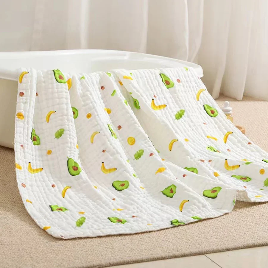 Cotton Gauze Baby Bath Towel Pure Cotton Newborn Infant Towel Blanket Newborn Baby Bath Towel All Cotton thumbnail 5