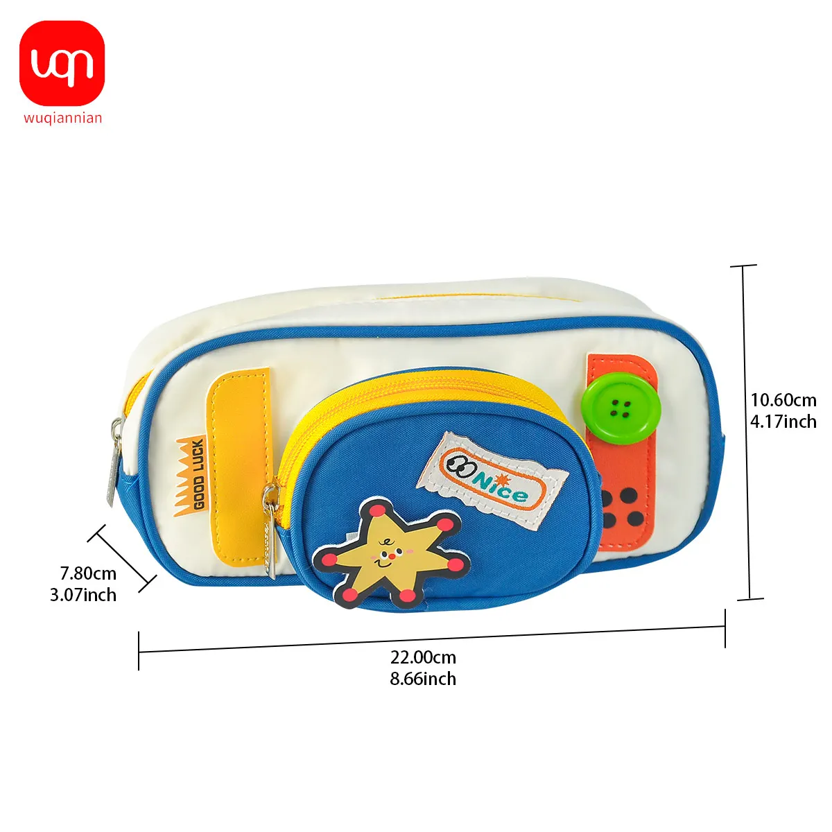 WQN-1PC Morandi Color Pencil Bag Multilayer Stationery Pencil Bag School & Office Stationery thumbnail 3