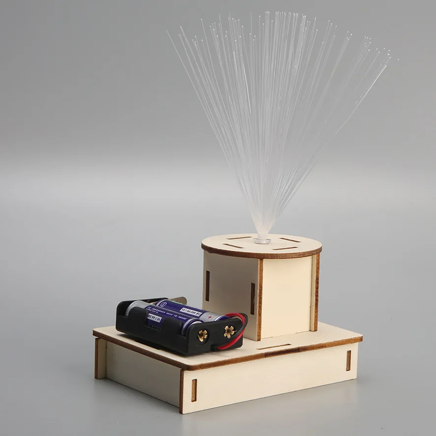 DIY Colorful Fiber Optic Lamp Kit STEAM Toys Creative Science Experiment Handmade Puzzle Toy Small Production Inventionfor Kids thumbnail 4