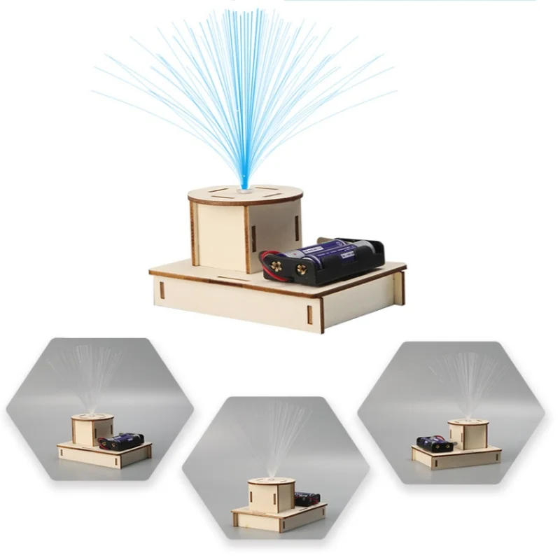 DIY Colorful Fiber Optic Lamp Kit STEAM Toys Creative Science Experiment Handmade Puzzle Toy Small Production Inventionfor Kids thumbnail 2