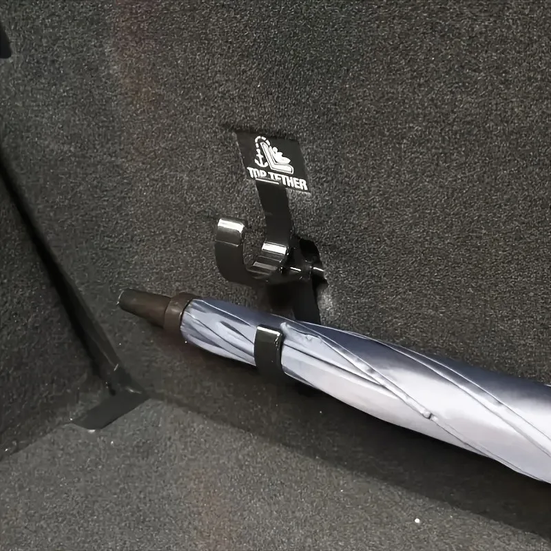 4/2Pcs Car Umbrella Hook Trunk Umbrella Holder Suitable for Any Cars with No-Drill Installation Plant Towel Holder Auto Internal thumbnail 3