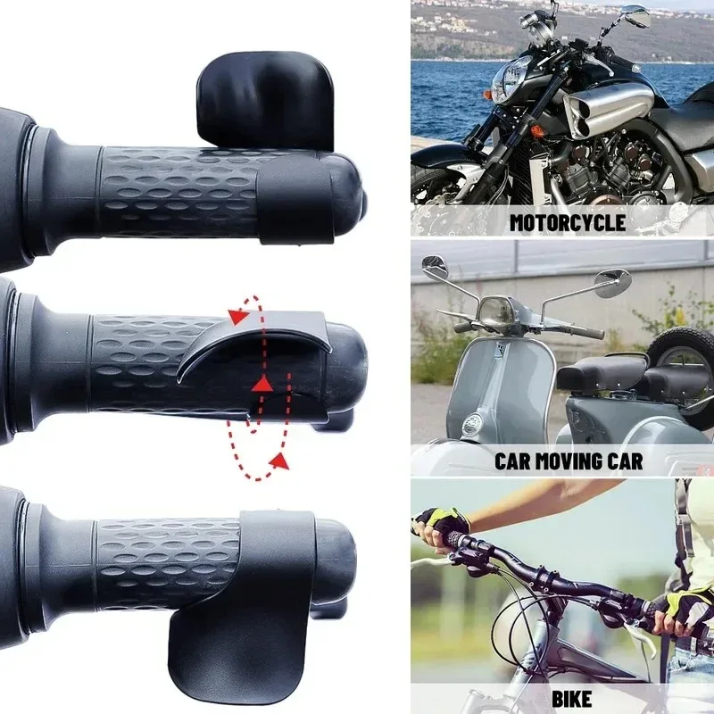 Universal Motorcycle Accelerator Booster Non-Slip Handle Control Assist Grip Handlebar Hand Rest Moto Equipments Accessories thumbnail 2
