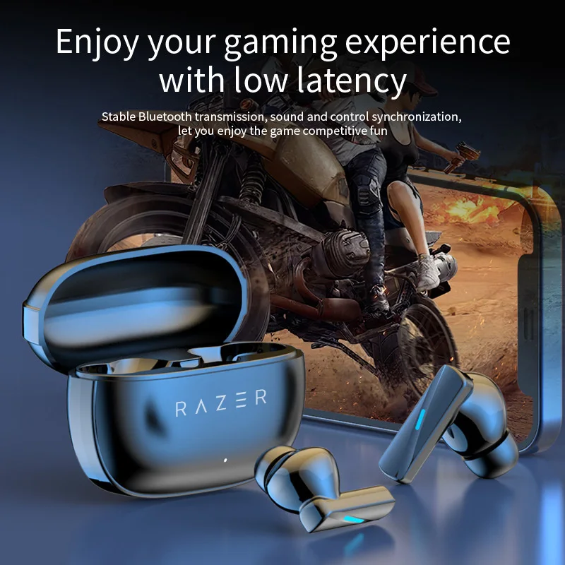 Razer Mate 50 Wireless Bluetooth Earphones & Headphones In-ear Earplugs Waterproof Fitness Motion Music Headset With Mic thumbnail 2