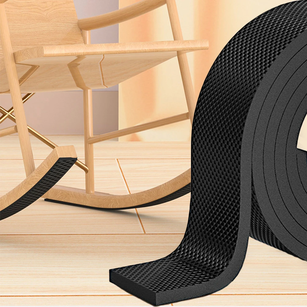 Thicken Non Slip Furniture Pads Self Adhesive Rubber Chairs Tables Leg Protector Noise Reduce Floor Wall Bumper Strips DIY Shape thumbnail 4