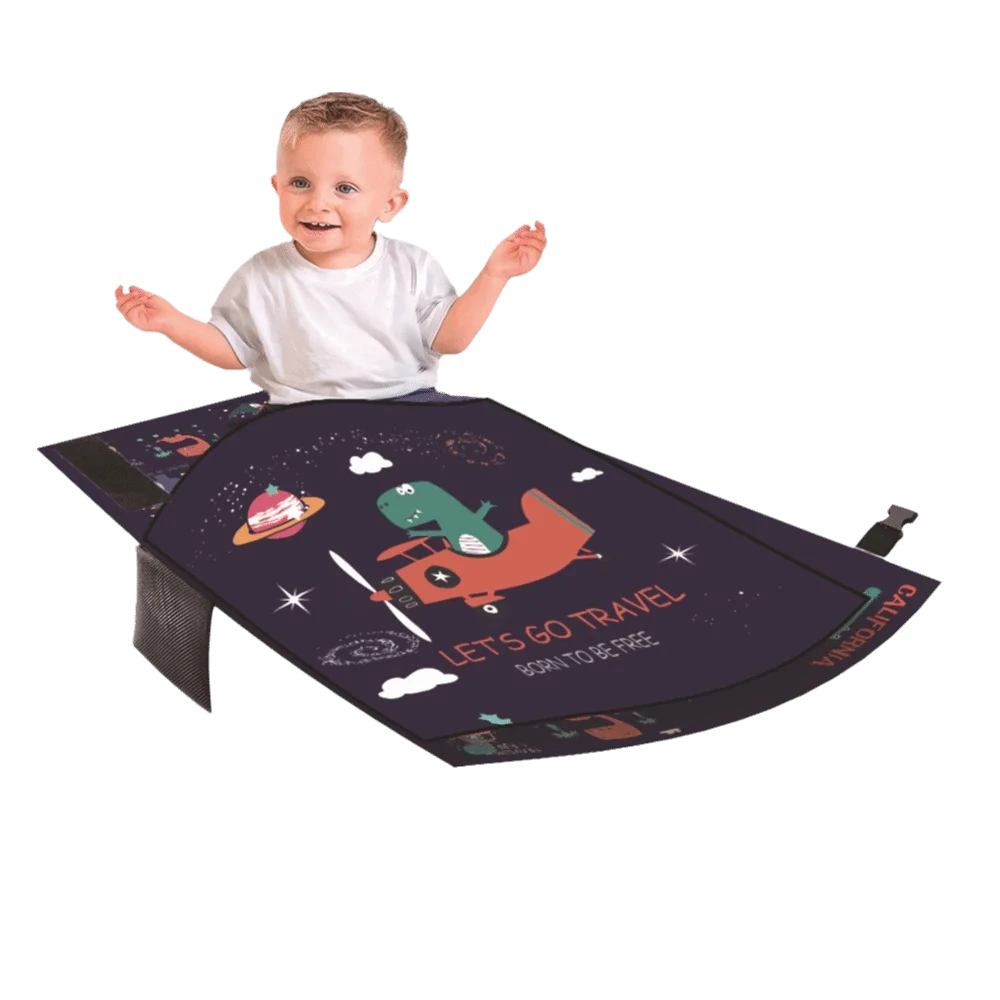 Portable Baby Travel Airplane Bed Foot Leg Rest Hammock Style Kids Footrest Bed Comfortable Foldable