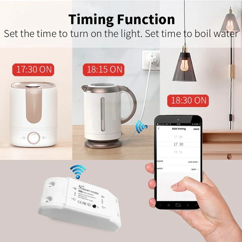 Tuya WiFi Smart Switch APP Wireless Controller Universal Breaker Timer Smart Life Work Switch Lncluding Bluetooth thumbnail 5