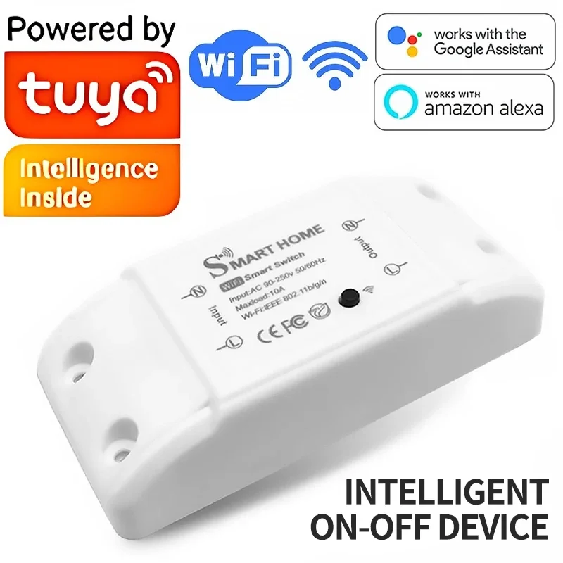 Tuya WiFi Smart Switch APP Wireless Controller Universal Breaker Timer Smart Life Work Switch Lncluding Bluetooth thumbnail 2