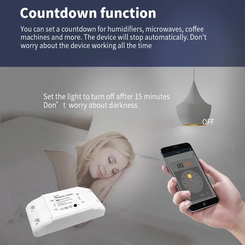 Tuya WiFi Smart Switch APP Wireless Controller Universal Breaker Timer Smart Life Work Switch Lncluding Bluetooth thumbnail 4