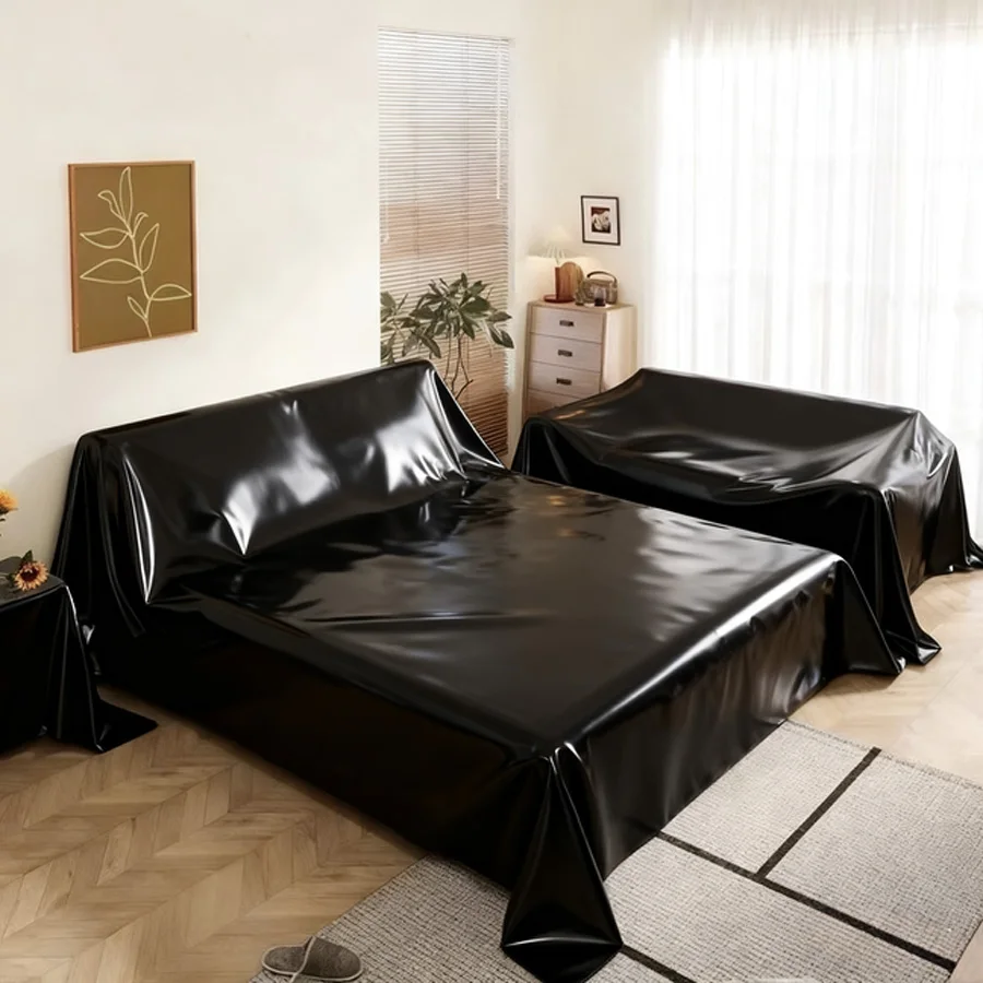 PVC Pure Rainproof Cloth Tarpaulin OilProof Pad Flat Sheet Garden Balcony Waterproof Cloth Soft Pet Dog House Cover