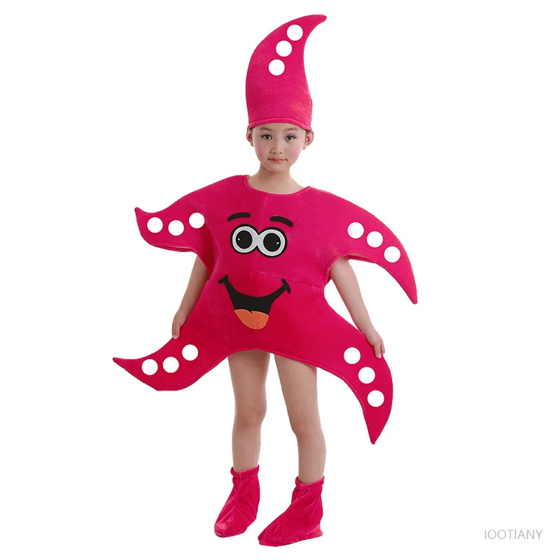 Children's Adorable Marine Animal Costumes Ocean-themed Party Outfits Starfish And Lobster Costumes Stage Performance Attire thumbnail 2