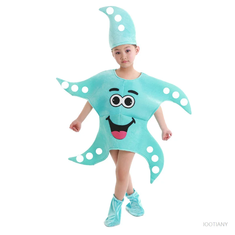 Children's Adorable Marine Animal Costumes Ocean-themed Party Outfits Starfish And Lobster Costumes Stage Performance Attire thumbnail 5