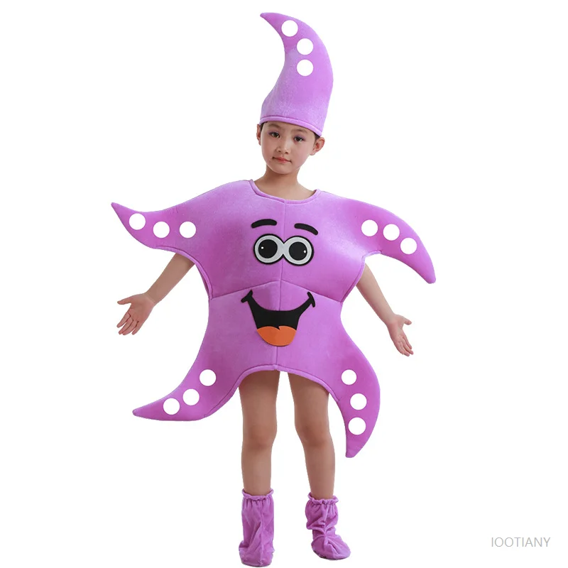 Children's Adorable Marine Animal Costumes Ocean-themed Party Outfits Starfish And Lobster Costumes Stage Performance Attire thumbnail 3