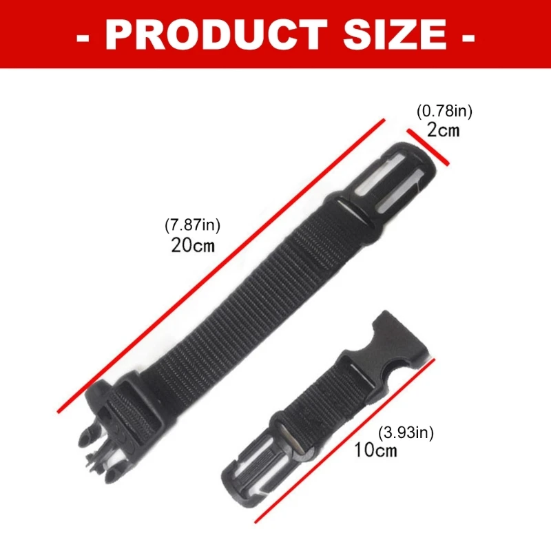 H3CB Universal Backpack Chest Strap, Heavy Duty Adjustable Backpack Sternum Strap Chest Belt with Quick Release Buckles Gift thumbnail 6
