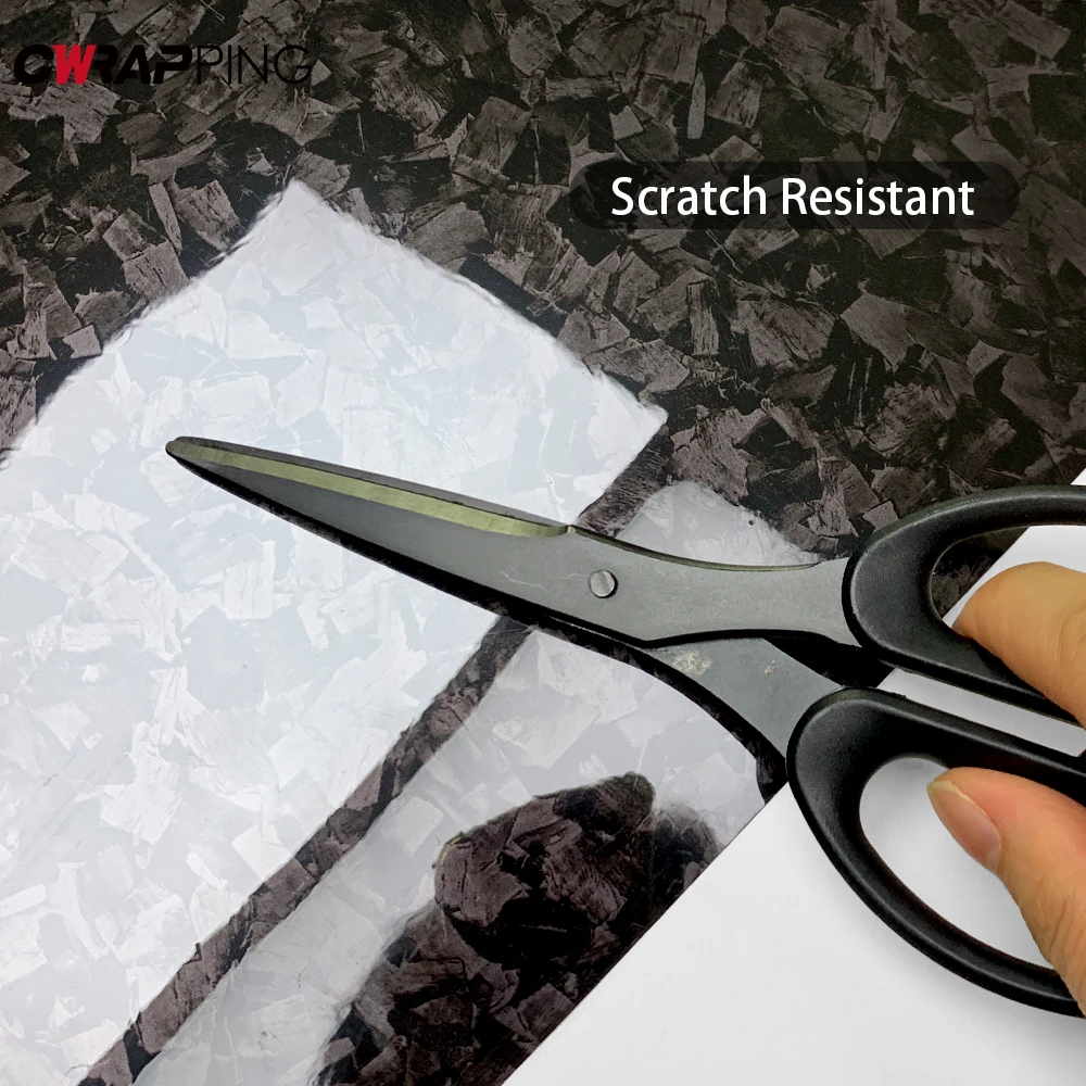 Carbon Fiber Sticker Waterproof Forged Carbon Film Wrapping Foil Car Cover Decals Vinyl Car Wrap Motorcycle Stickers Accessories thumbnail 3