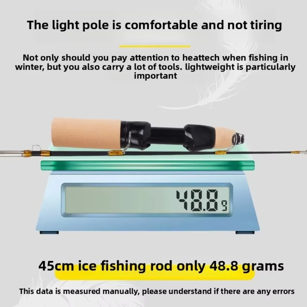 Mini Size Fishing Rod Combo Small Reel Lure Accessories Ultralight Reel Combo Set Ultralight Design Freshwater Fishing thumbnail 4