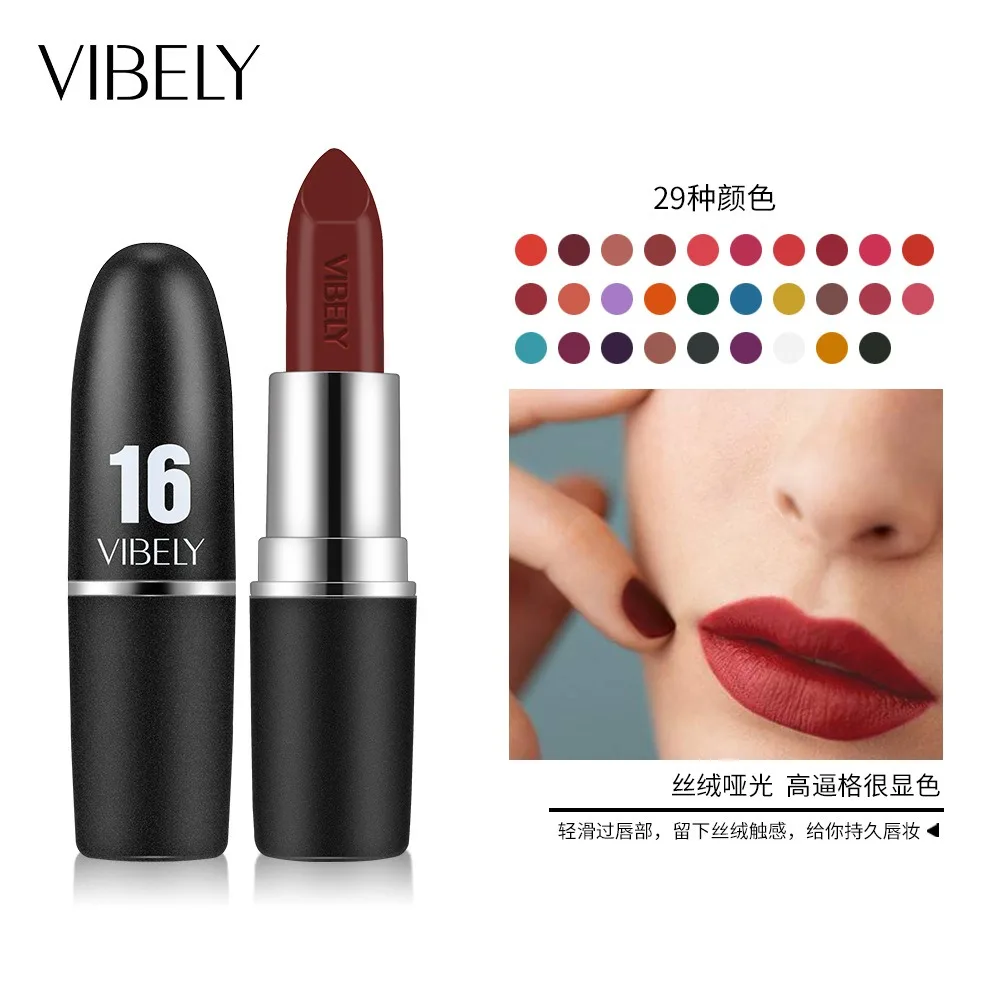 VIBELY Velvet Matte Liquid Lipstick - Transfer Proof, Water Resistant, All-Day Wear thumbnail 2