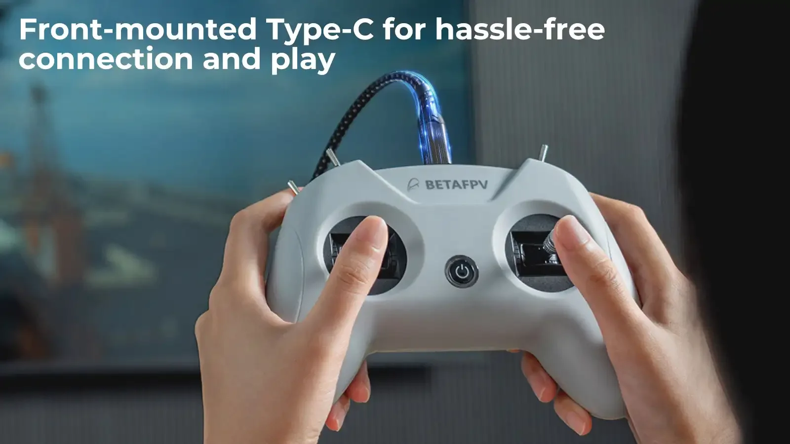 BETAFPV LiteRadio 2 SE 8CH Plug and Play FPV Simulator Controller USB for Windows PC STEAM AeroFly DJI FPV Drone Gaming thumbnail 6