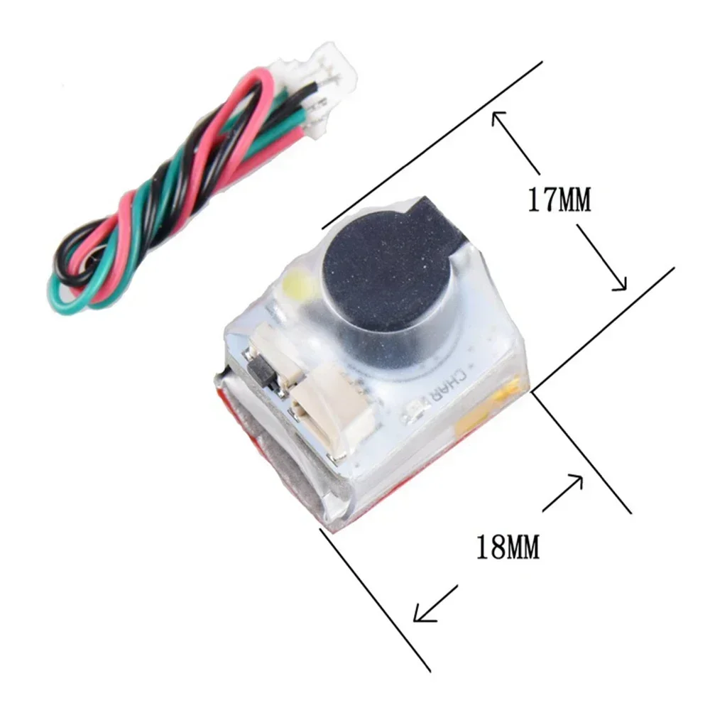 Finder JHE20B JHE42B Super Loud FPV Buzzer Tracker with LED Alarm Lost Location Beeper 5V for Flight Controller thumbnail 2