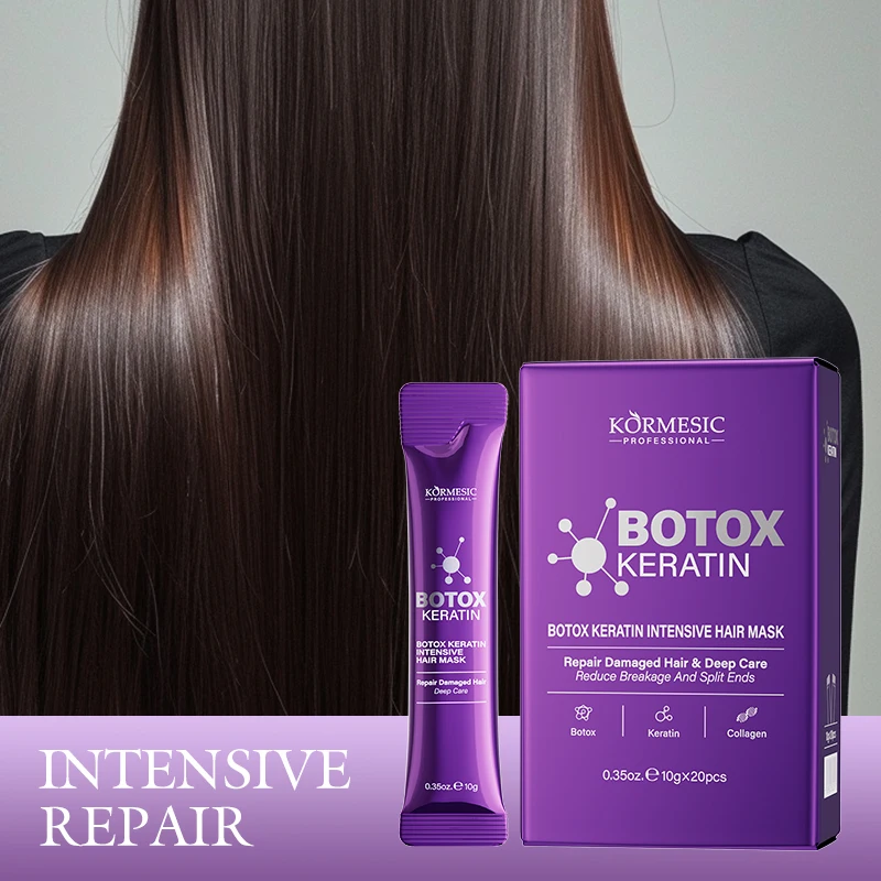 Keratin Hair Mask Magical 5 Second Repair Damage Frizzy Soft Smooth Shiny Hair Deep Moisturize Hair Treat Repair Hair Care Mask thumbnail 5