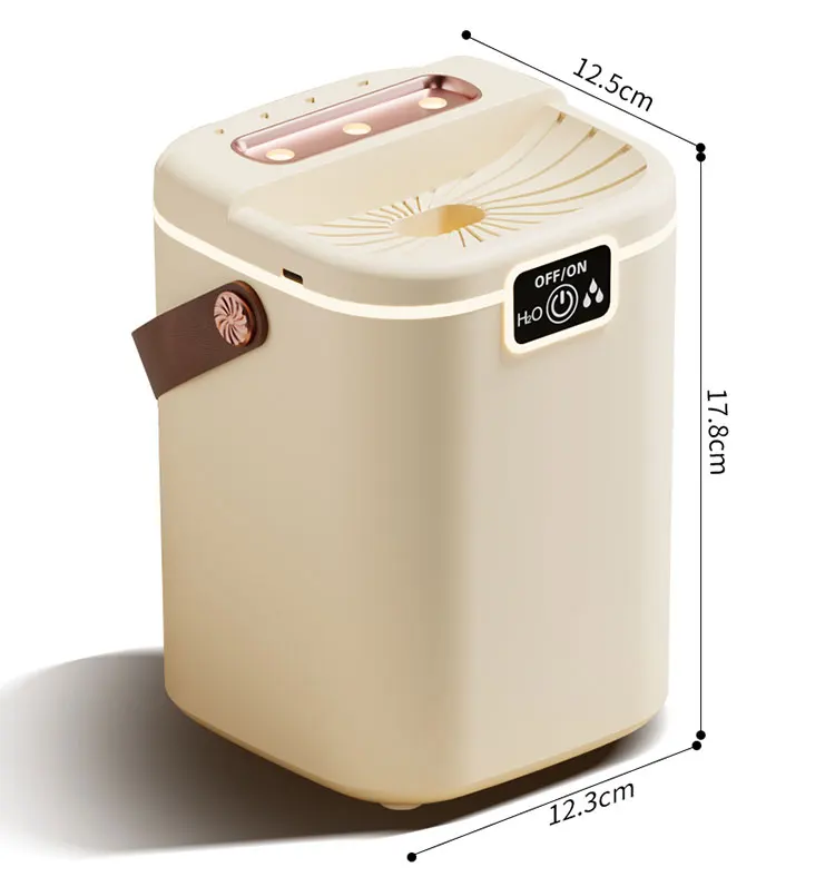TINSOL 2L Large-Capacity Humidifier with Triple Nozzles and Night Light, Type-C Port, Air Purifier for Bedrooms and Living Rooms thumbnail 6