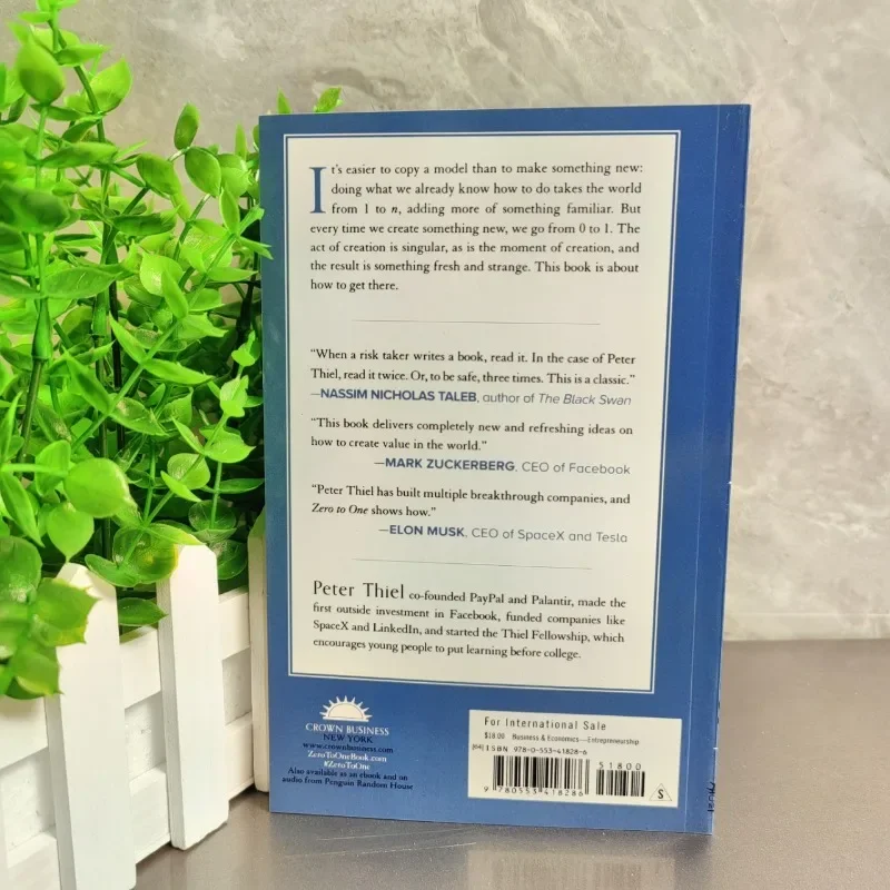 Zero to One by Peter Thiel - English Edition Book on How to Build the Future Startup Business Innovation Best Seller thumbnail 2
