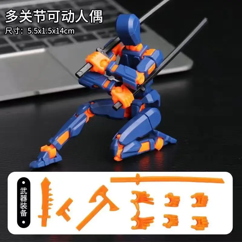 (Assembly Completed )13 Action Figure Titan Multi-Jointed Movable Shapeshift Robot T13 Action Lucky robot Figures Toys kids Gift thumbnail 5