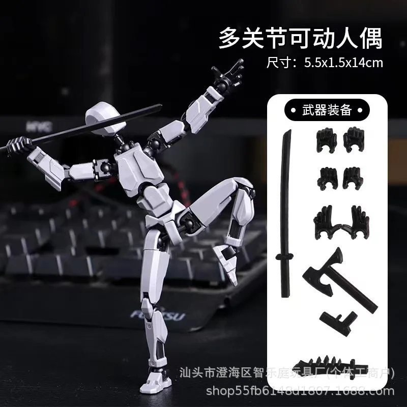 (Assembly Completed )13 Action Figure Titan Multi-Jointed Movable Shapeshift Robot T13 Action Lucky robot Figures Toys kids Gift thumbnail 4