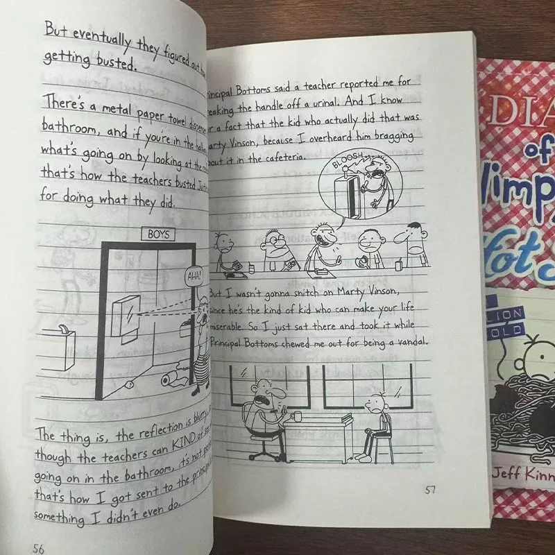 Vol.18 Vol.19 Diary Of Wimpy Kid English Book Children Fiction Books Manga Novel Books In English Manga Books thumbnail 6
