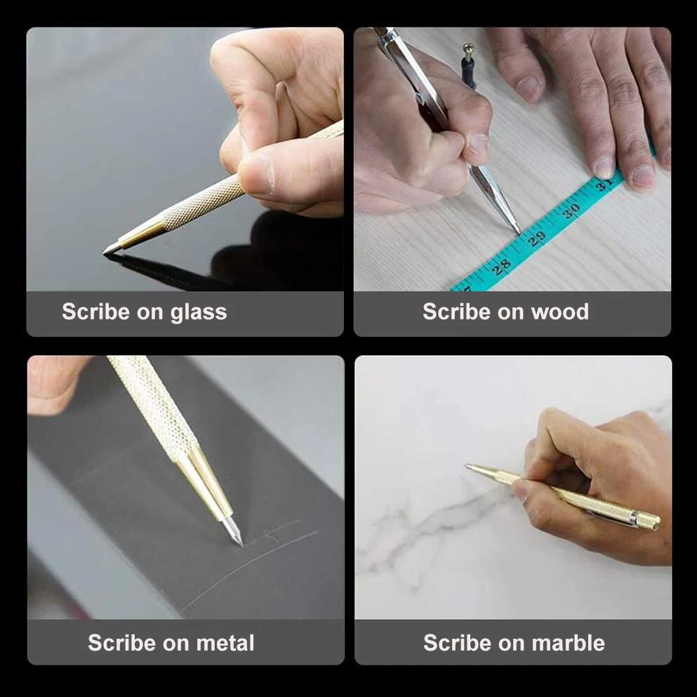 Professional Tungsten Carbide Engraving Pen for Glass Ceramic Tile Metal Wood Diamond Tip Scriber Etching Marker Marking Tool thumbnail 5