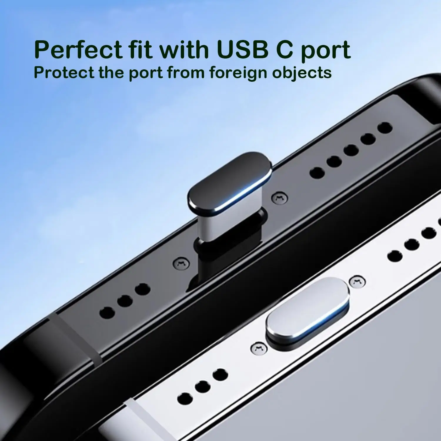 For iPhone 17 Pro Max 17Air Mobile Phone Speaker Dust Mesh Net Cover USB Type C Charging Port Protector Dust Plug Cleaning Kit thumbnail 2