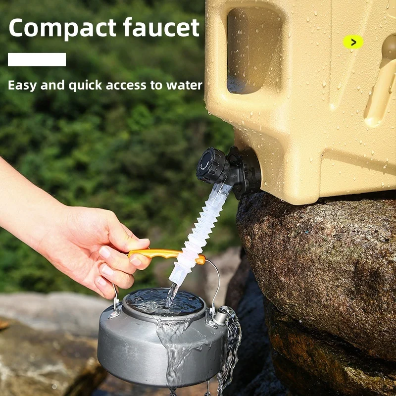 Large-capacity food-grade water storage bucket, outdoor storage bucket, suitable for camping, outdoor gatherings and travel use thumbnail 2