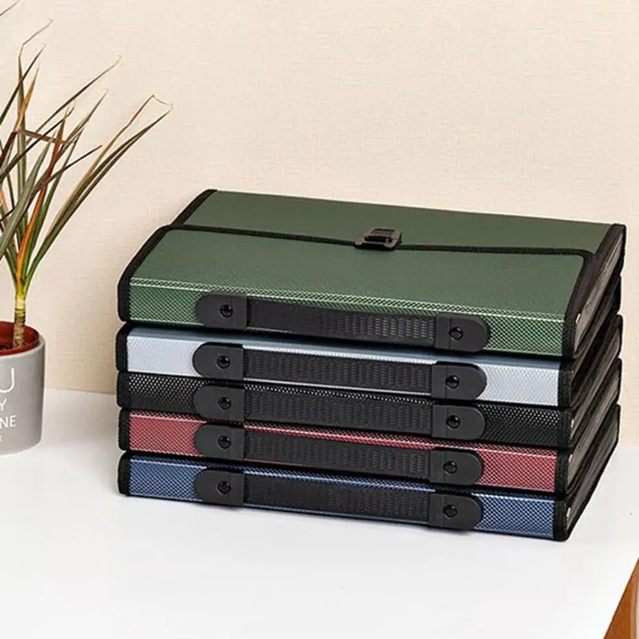 1 Pcs A4 Organ Bag Multi-layer Folder Large-capacity Portable Office Document Bags Desk Organizador Storage Data File Briefcase thumbnail 6