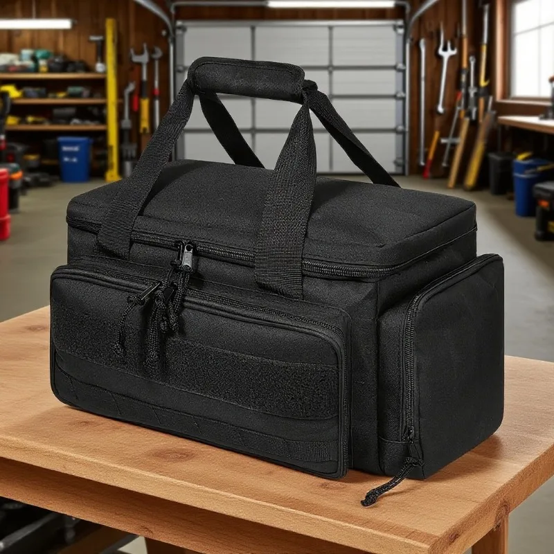 Upgraded Toolkit Anti-friction Bottom Tactical Hand Tool Bag Multi-purpose Work Tote for Repairman Carpenter thumbnail 2