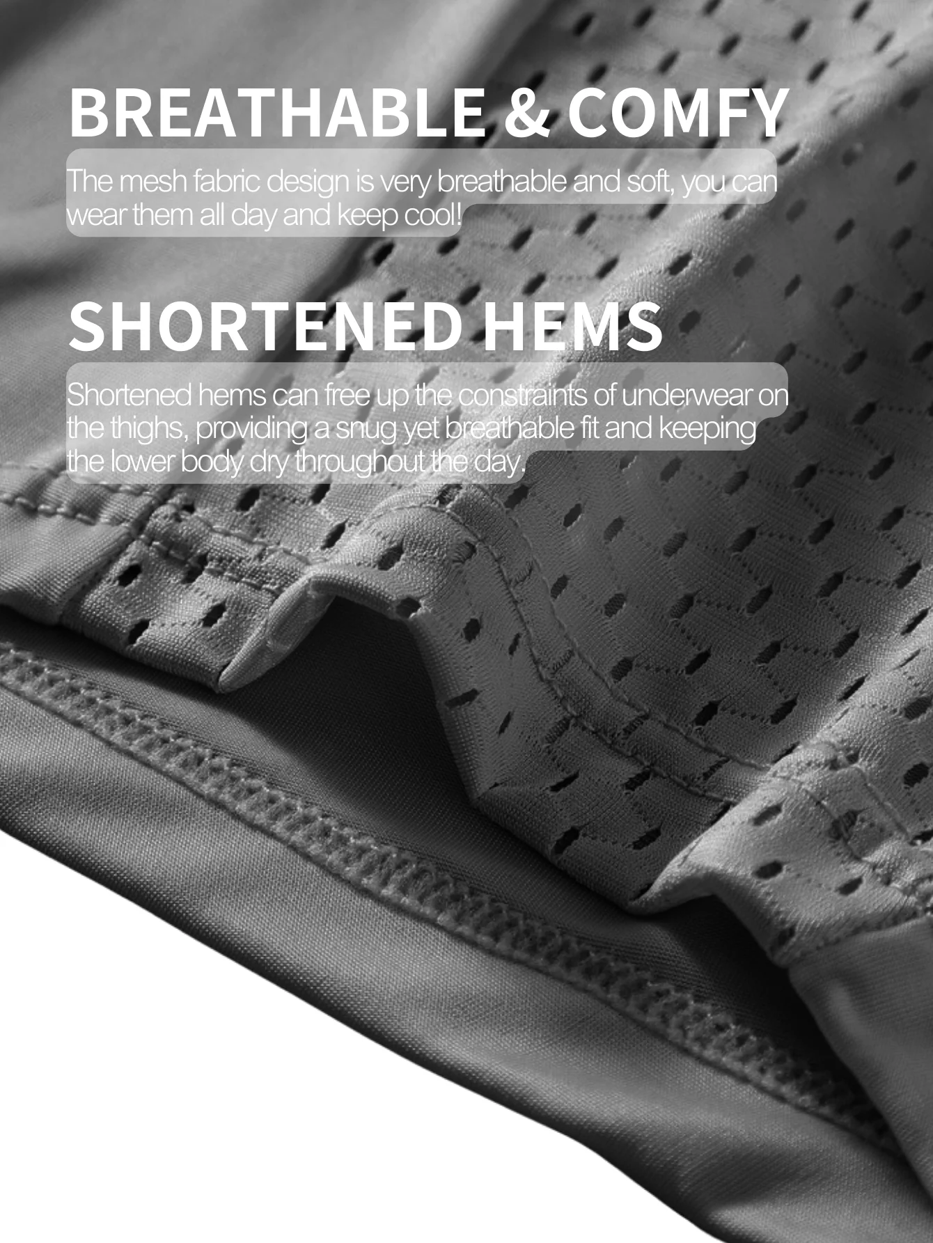 1PC Mesh Ice Silk Boxer Shorts Men's Underwear Underpants Luxury Boys Retro Panties Bamboo Lingerie Plus Size Gold Black Print thumbnail 3