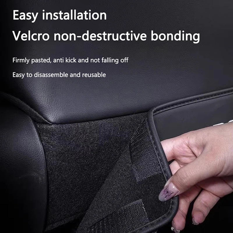 Car Seat Back Protector Mat Prevent Dirty Anti Kick Pad For Toyota GR Gazoo Racing Sport RAV4 Prius TRD Corolla Yaris Accessory thumbnail 3