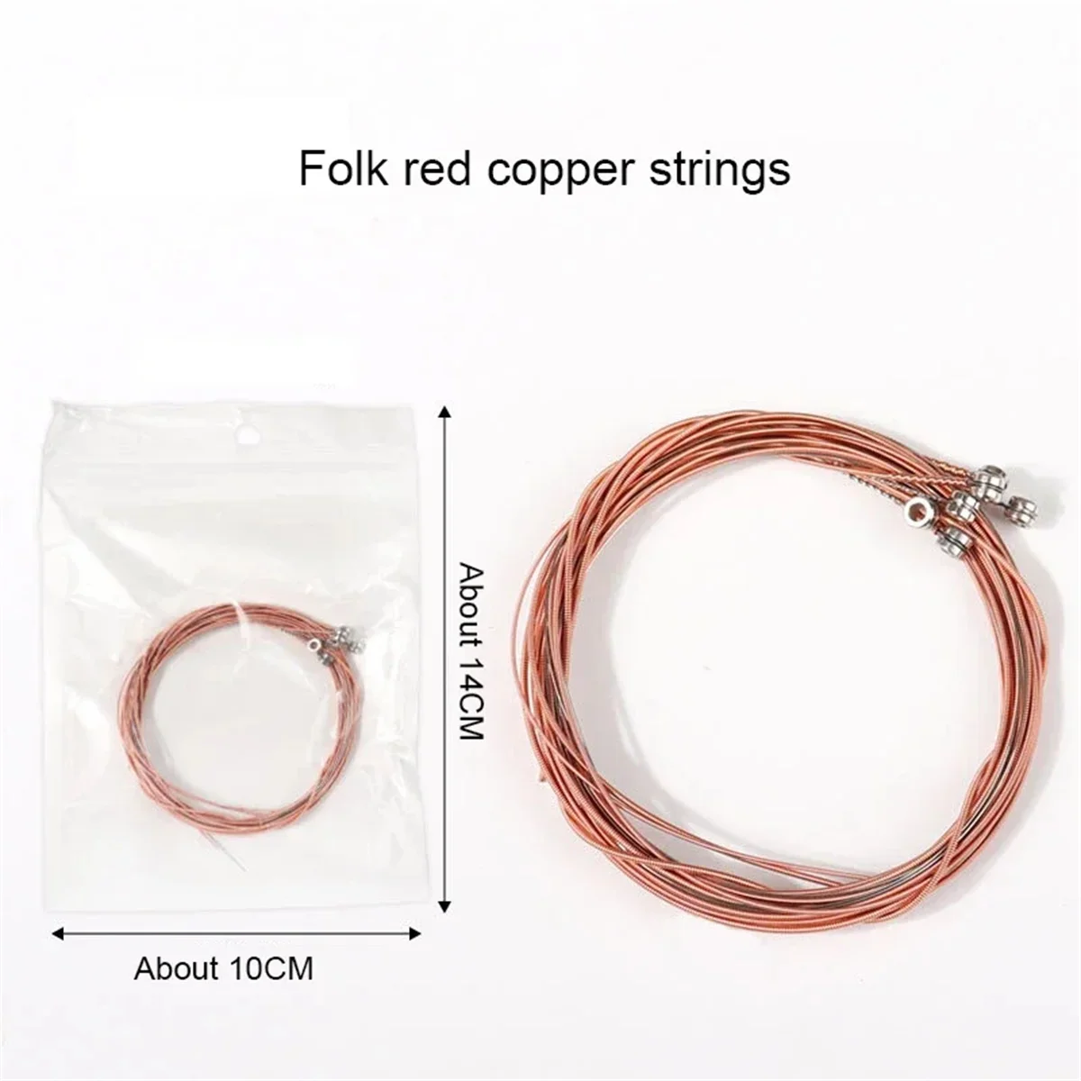 Miwayer  Acoustic Guitar Strings (6-Piece Set)  High Carbon Steel Core with Rust-Resistant Coating, Warm & Rich Tone thumbnail 5