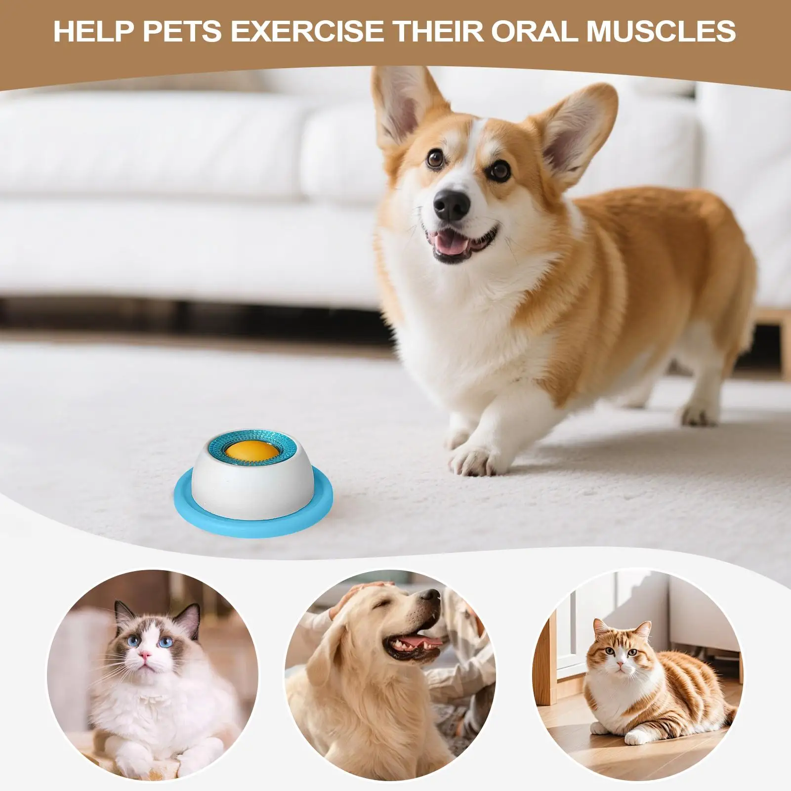 Pet Feeding Accessories Dog Treat Toy Puzzle Toys For Bored Puppy Slow Feeder Puppy Supplies For Healthy Eating Food Crate thumbnail 3