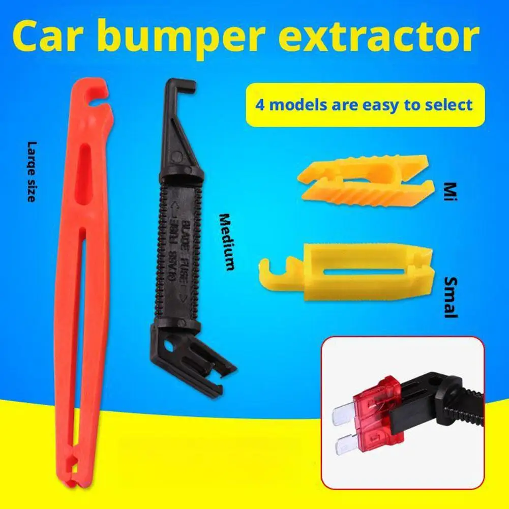 4Pcs Automobile Fuse Clip Car Fuse Extractor Fuse Remover Auto Fuse Plier for Car Fuse Holder Fuse Box Disassembly Tool thumbnail 3