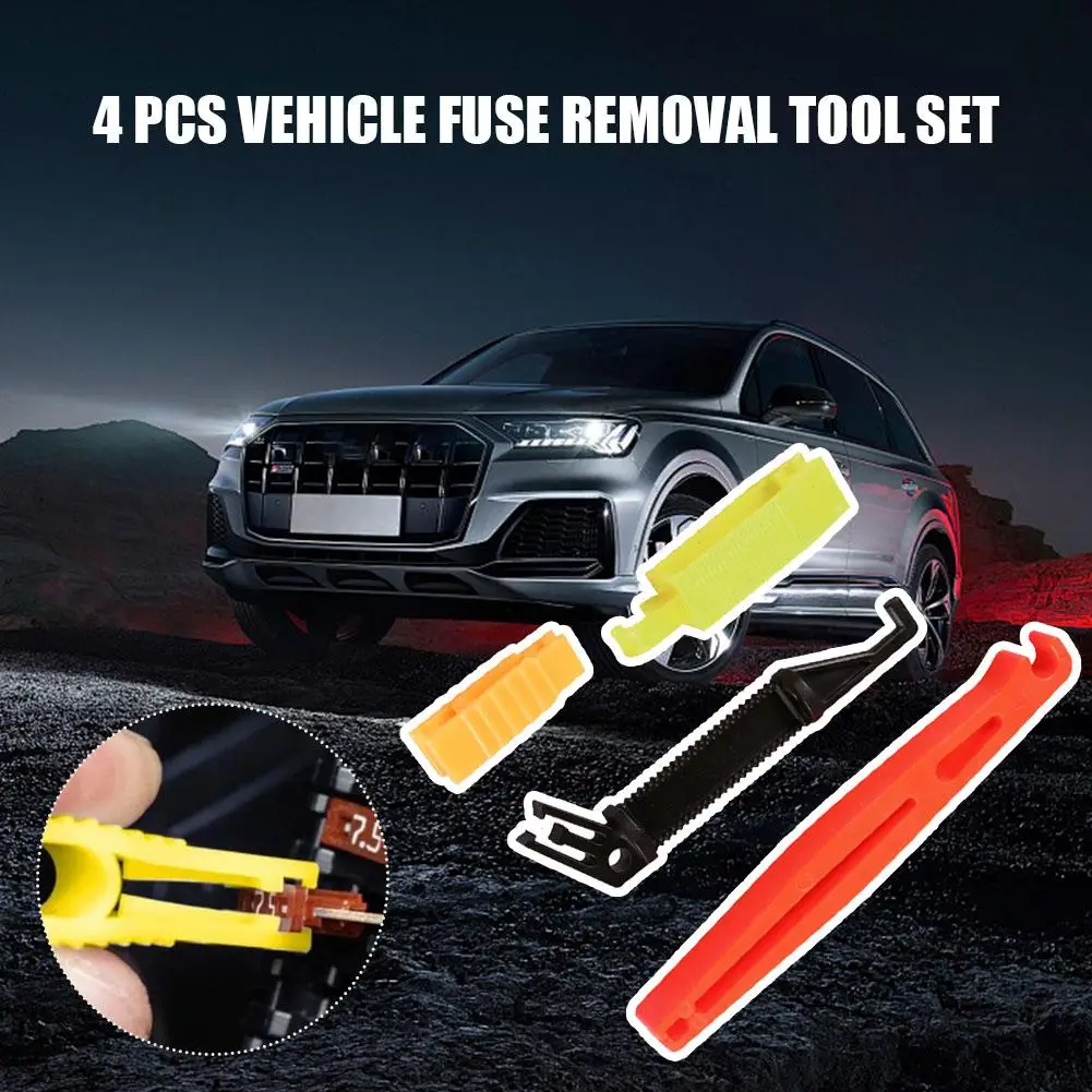 4Pcs Automobile Fuse Clip Car Fuse Extractor Fuse Remover Auto Fuse Plier for Car Fuse Holder Fuse Box Disassembly Tool thumbnail 4
