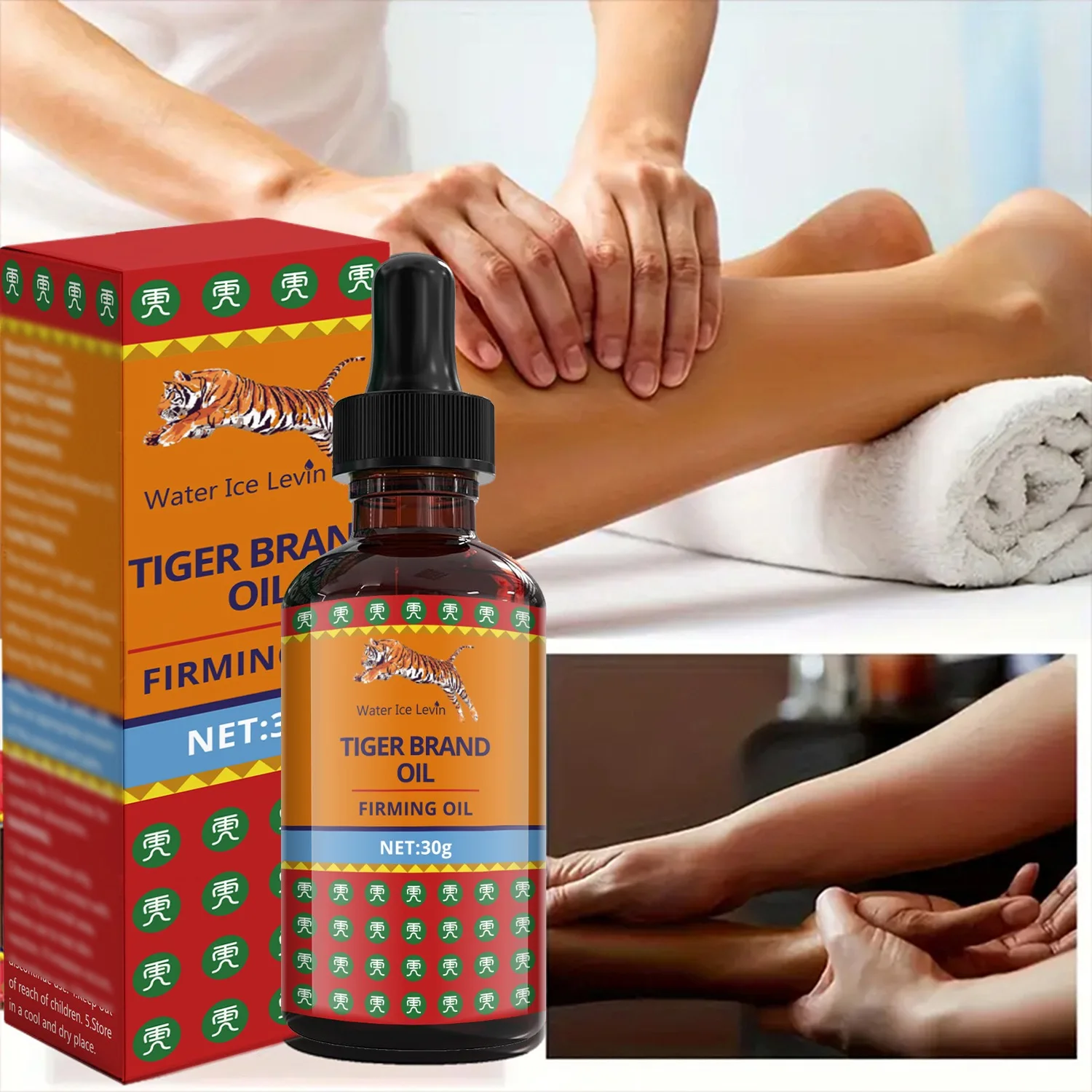 Tiger Balm Muscle Relaxation Massage Oil, Contains Vitamin E, Olive Blend, Deeply Moisturizing, Easy to Apply, Non-Greasy thumbnail 4