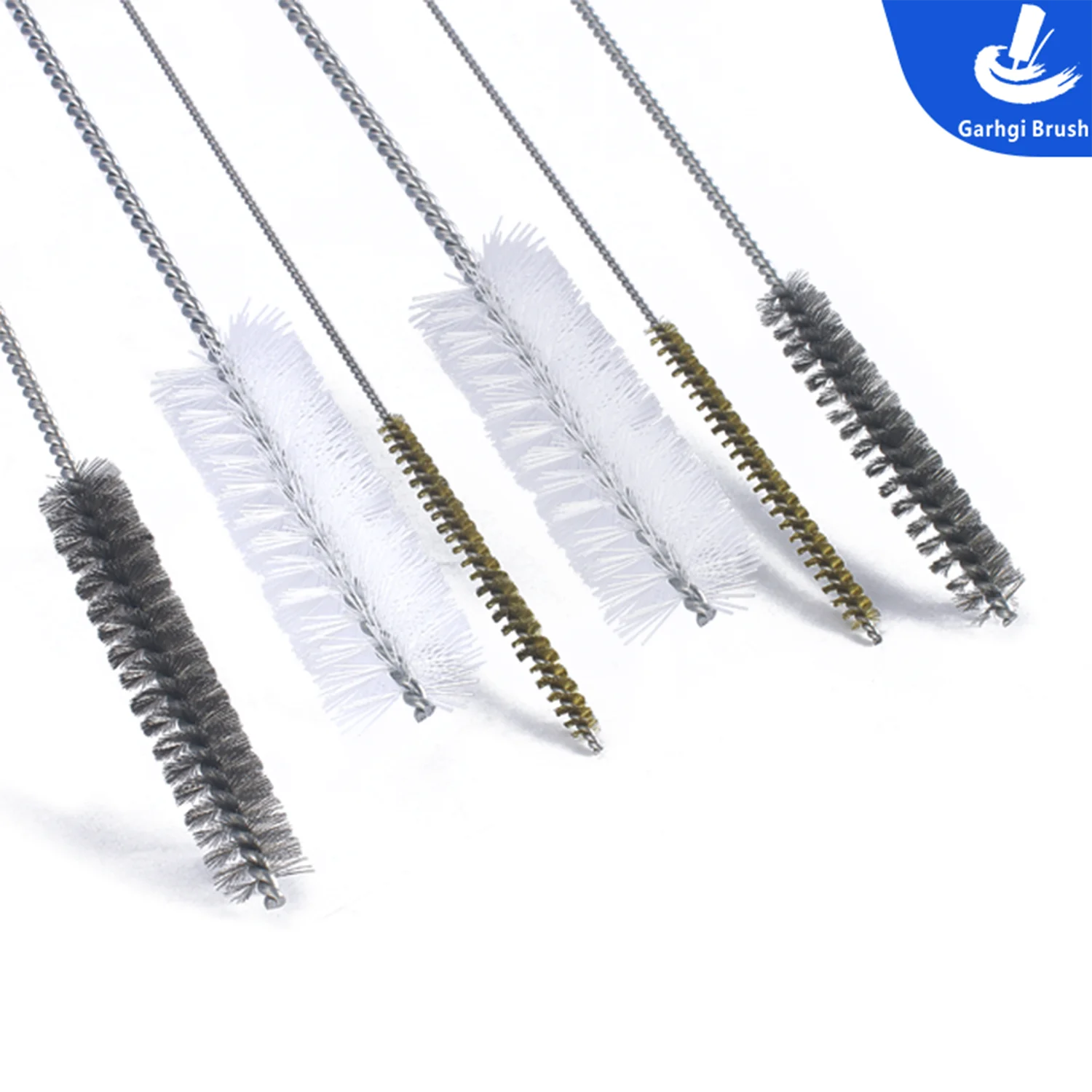500mm Extra Long Stainless Steel Wire Tube Brush Spiral Twisted Loop Pipe Bottle Narrow Bore Metal Deep Rust Cleaning Hand Tools thumbnail 6