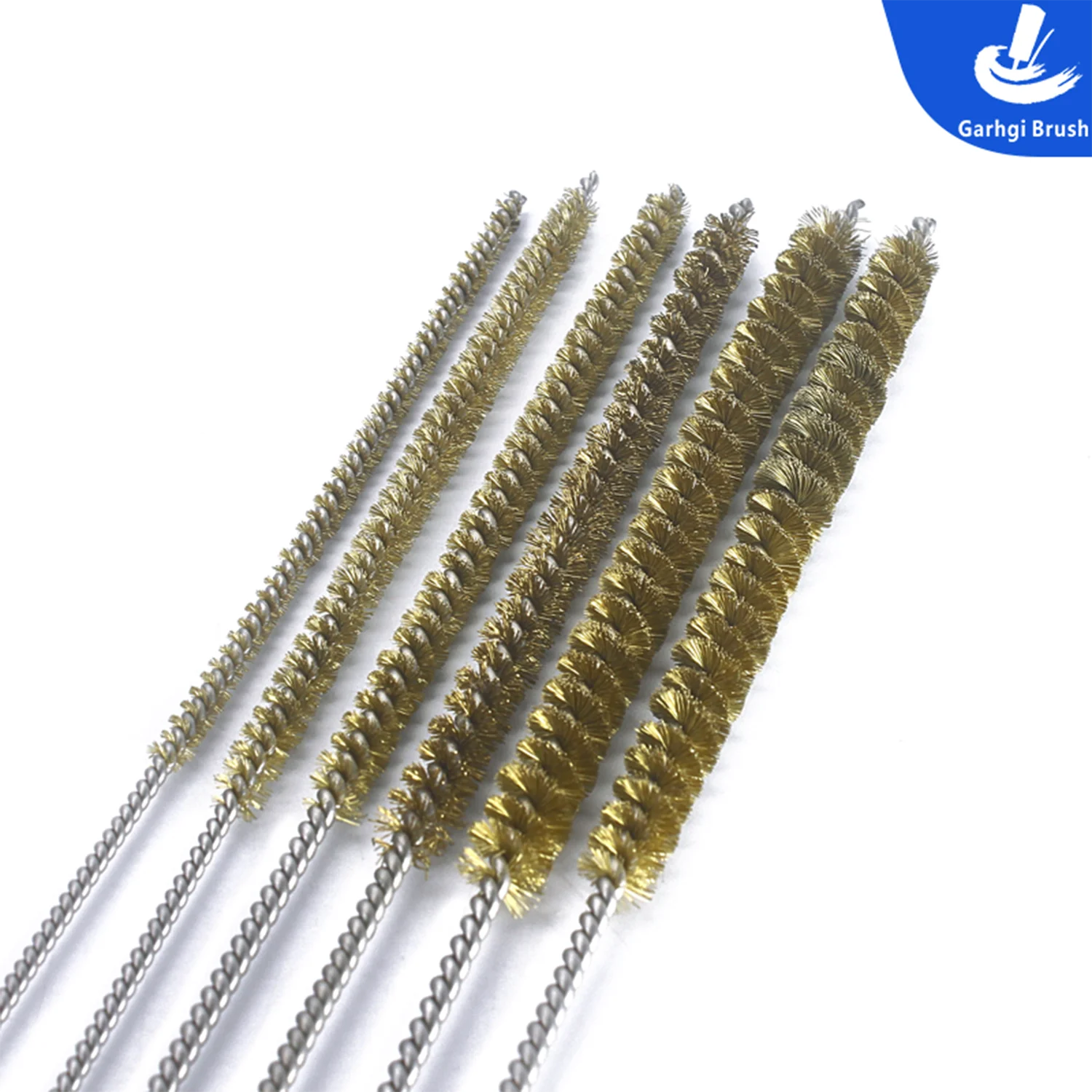 500mm Extra Long Stainless Steel Wire Tube Brush Spiral Twisted Loop Pipe Bottle Narrow Bore Metal Deep Rust Cleaning Hand Tools thumbnail 5