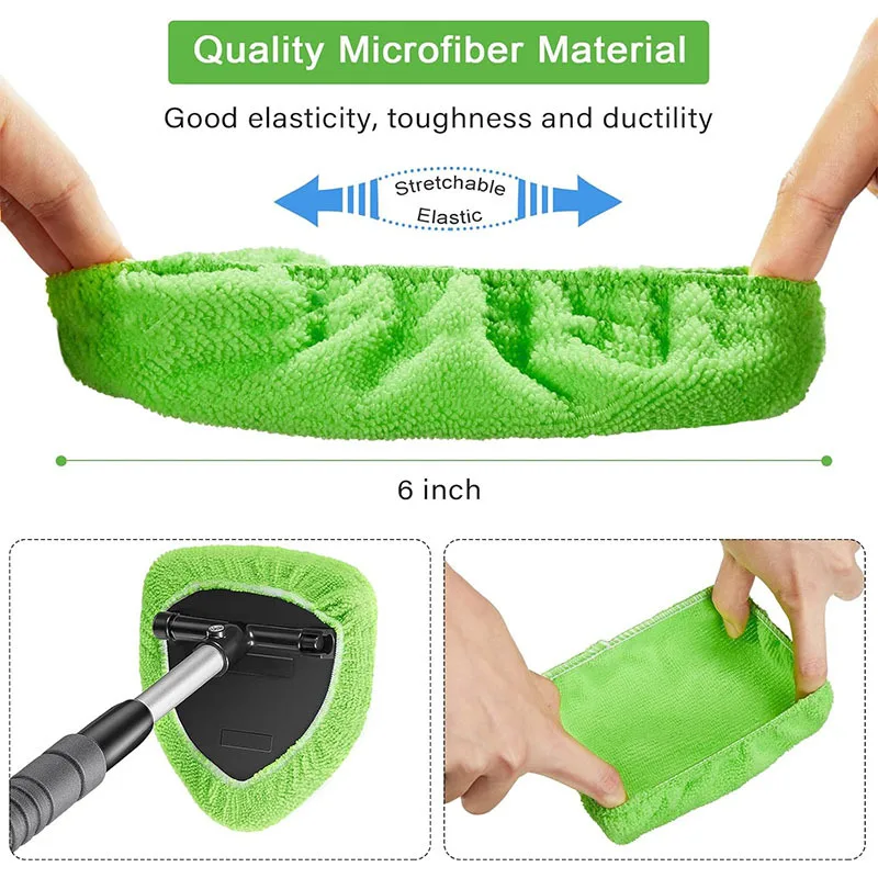 2026 New Car Windshield Cleaning Brush Set Microfiber Telescopic Window Glass Cleaner Car Window Cleaner Window Scraping Mist thumbnail 5