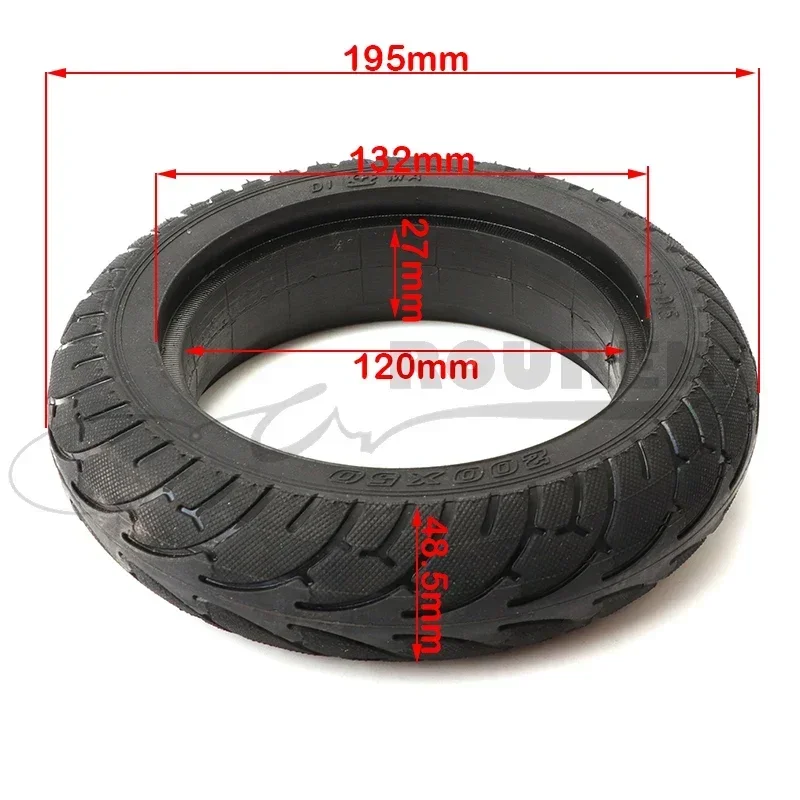 Tire 200x50 For Speedway Mini 4 Pro Speedtrott GX14 Rear Wheel Tyre 8Inch Electric Scooter thumbnail 3