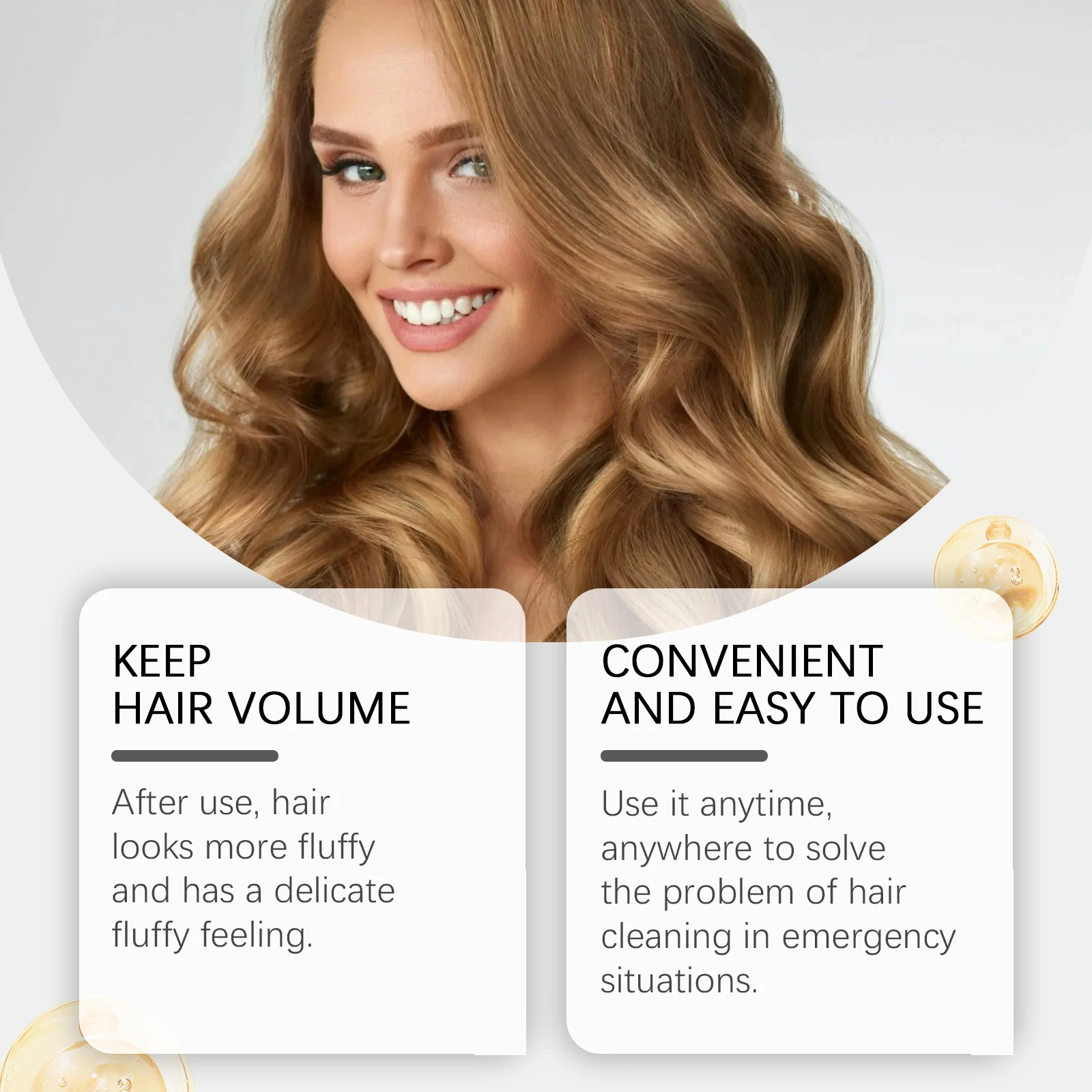 Vanilla Scented Dry Shampoo Spray Oil Absorbing Volumizing Hair Refresh Instant Clean No Water Needed Travel Size 100ml thumbnail 6