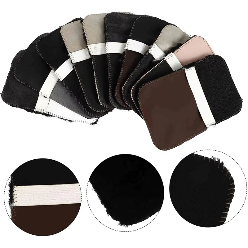 1pc Shoes Polishing Glove Multifunctional Leather Shoe Polishing Cleaning Cloth Soft Plush Shoe Shine Cloth Handheld Towel Brush thumbnail 4