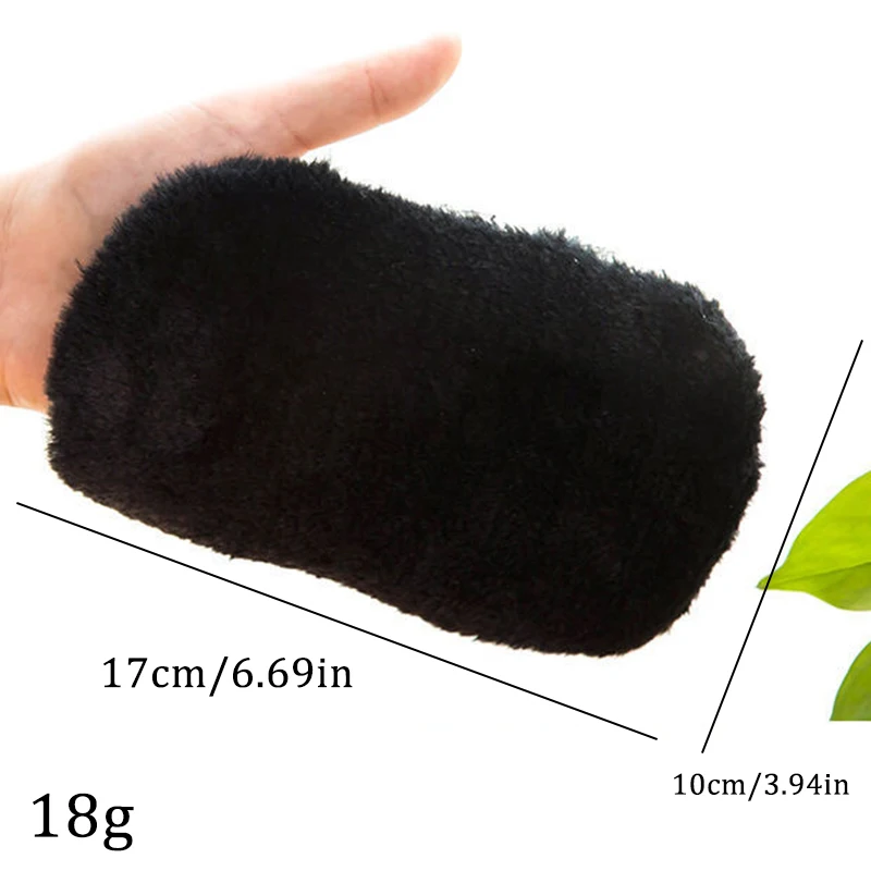 1pc Shoes Polishing Glove Multifunctional Leather Shoe Polishing Cleaning Cloth Soft Plush Shoe Shine Cloth Handheld Towel Brush thumbnail 2